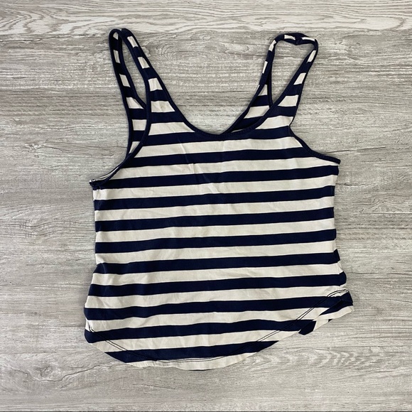 Cotton On Navy & White Strip Tank Top - Picture 1 of 9